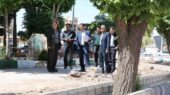 بازدید نماینده بازرسی کل استان کرمان از فعالیتهای مشترک عمرانی شهرداری و گلگهر در سیرجان